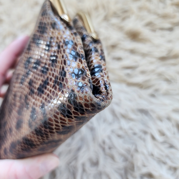 HOBO Black and Brown Snakeskin Clutch Wallet Set - Picture 12 of 13